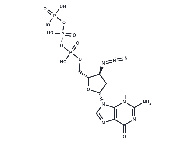 3′-Azido-2′,3′-dideoxy-GTP