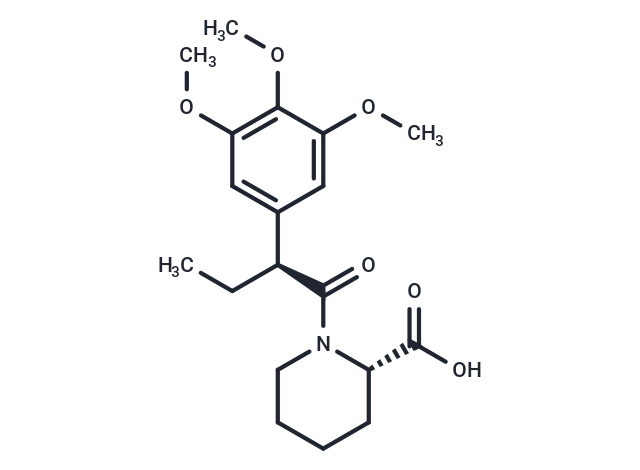 (S)-1-((S)-2-(3,4,5-Trimethoxyphenyl)butanoyl)piperidine-2-carboxylic acid