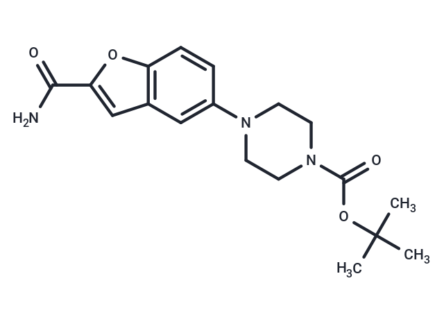 tert-Butyl 4-(2-carbamoylbenzofuran-5-yl)piperazine-1-carboxylate