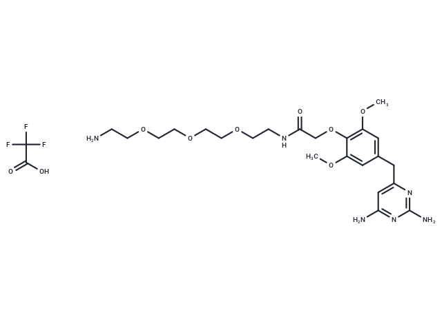 Trimethoprim-PEG3-amine TFA