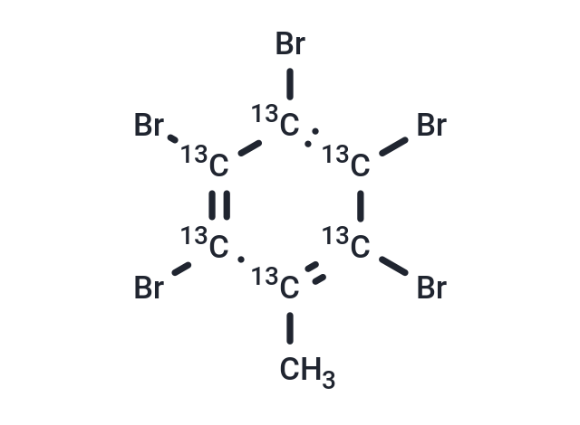 1,2,3,4,5-Pentabromo-6-methylbenzene-13C6