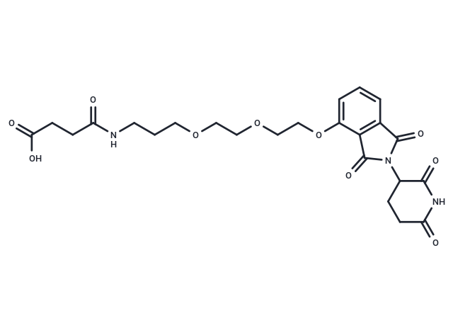 Thalidomide-PEG3-amide-C2-COOH
