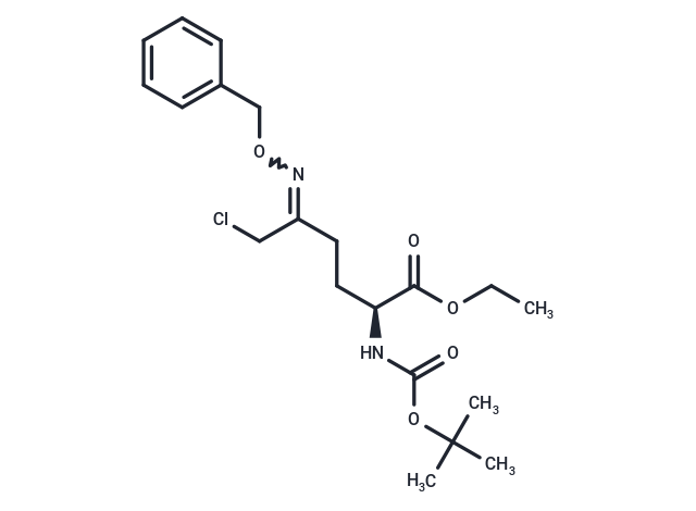 (S)-Ethyl 5-((benzyloxy)imino)-2-((tert-butoxycarbonyl)amino)-6-chlorohexanoate
