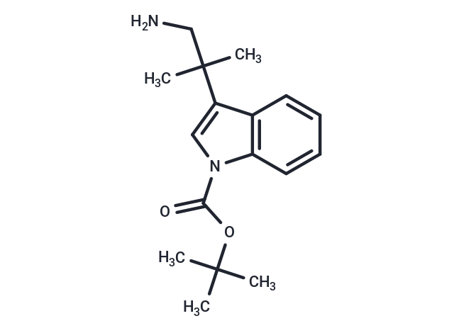tert-Butyl 3-(1-amino-2-methylpropan-2-yl)-1H-indole-1-carboxylate