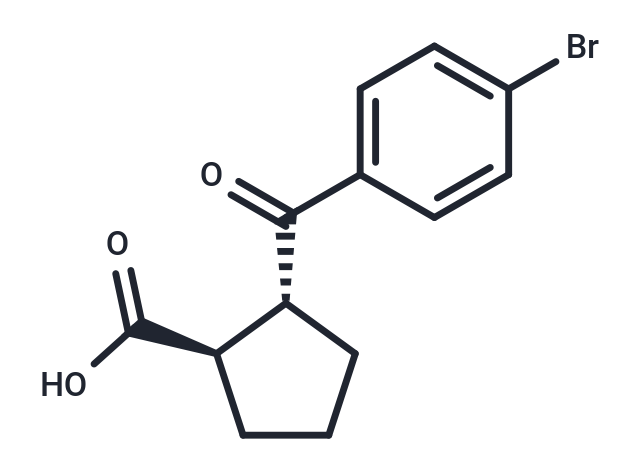 (1R,2R)-2-(4-Bromobenzoyl)cyclopentane-1-carboxylic acid