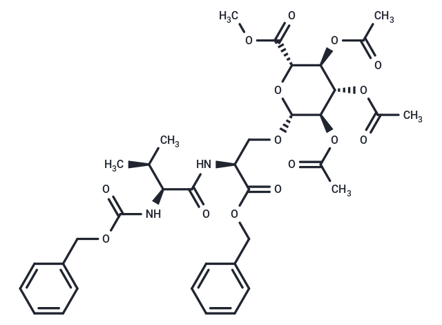Cbz-Val-(triAc-β-D-glucoside methyl ester)-Cbz