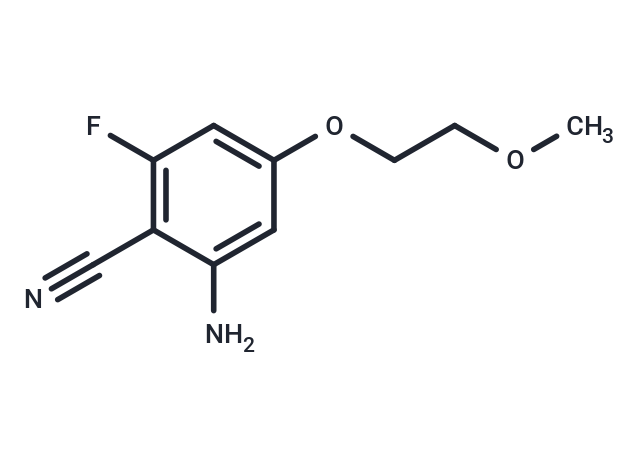 2-Amino-6-fluoro-4-(2-methoxyethoxy)benzonitrile
