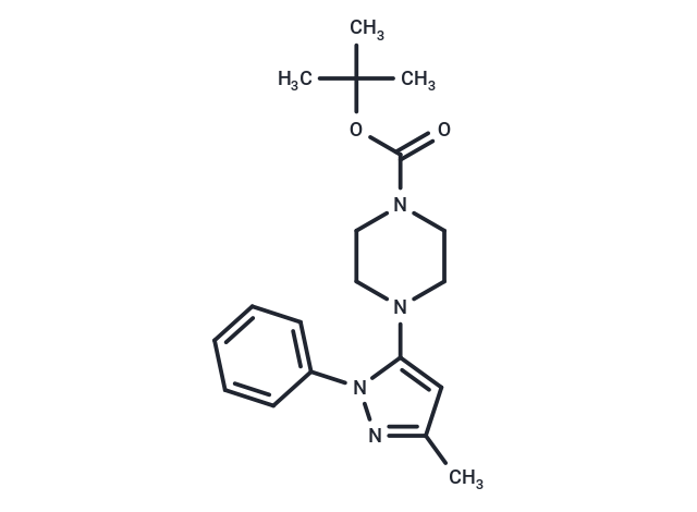 tert-Butyl 4-(3-methyl-1-phenyl-1H-pyrazol-5-yl)piperazine-1-carboxylate