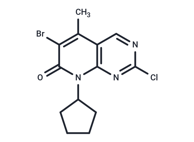 6-Bromo-2-chloro-8-cyclopentyl-5-methylpyrido[2,3-d]pyrimidin-7(8H)-one