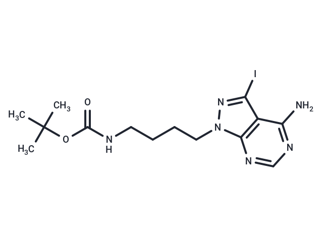 tert-Butyl (4-(4-amino-3-iodo-1H-pyrazolo[3,4-d]pyrimidin-1-yl)butyl)carbamate
