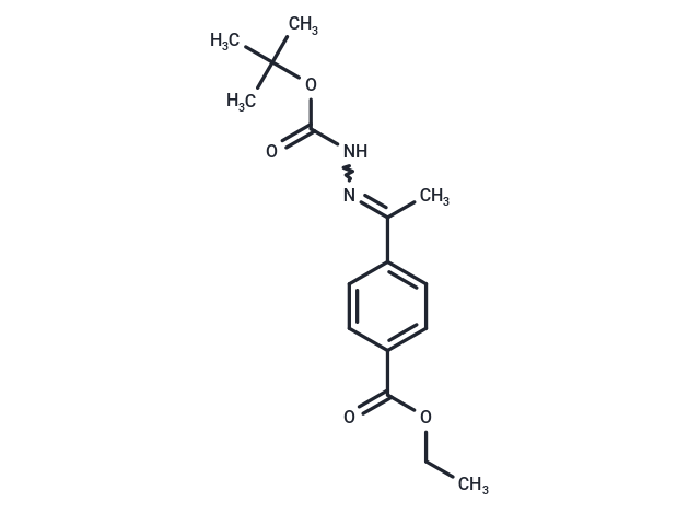 tert-Butyl 2-(1-(4-(ethoxycarbonyl)phenyl)ethylidene)hydrazinecarboxylate