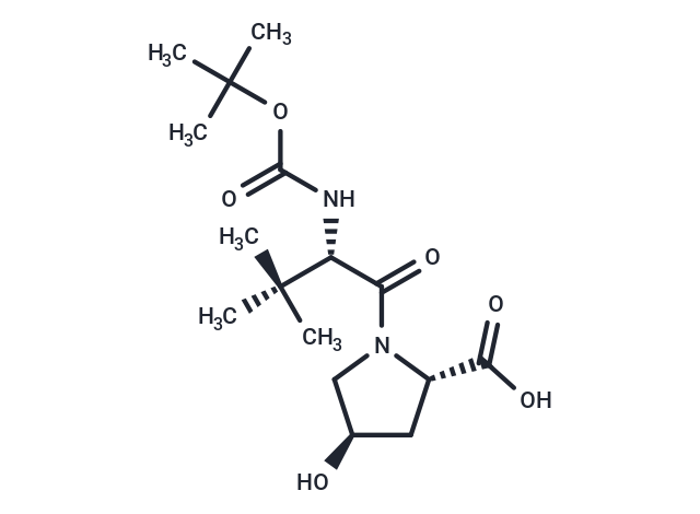 3-Methyl-N-{[(2-methyl-2-propanyl)oxy]carbonyl}-L-valyl-(4R)-4-hydroxy-L-proline