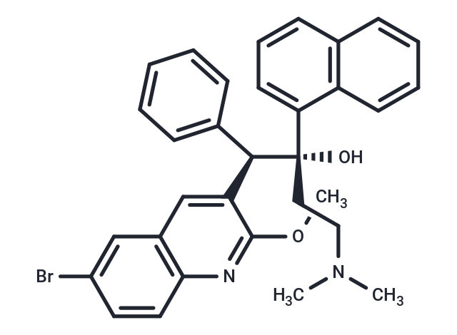 rel(αR,βR)-6-Bromo-α[2-(dimethylamino)ethyl]-2-methoxy-α-1-naphthalenyl-β-phenyl-3-quinolineethanol