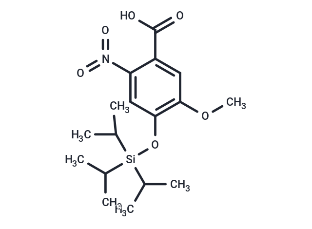 5-Methoxy-2-nitro-4-((triisopropylsilyl)oxy)benzoic acid
