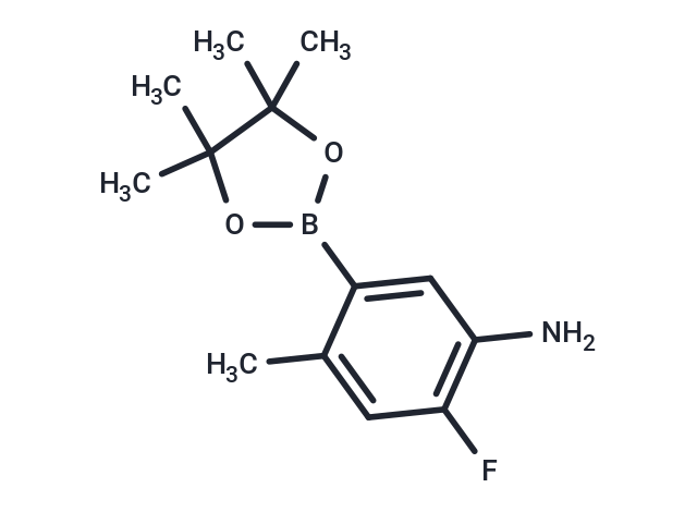 2-Fluoro-4-methyl-5-(4,4,5,5-tetramethyl-1,3,2-dioxaborolan-2-yl)aniline