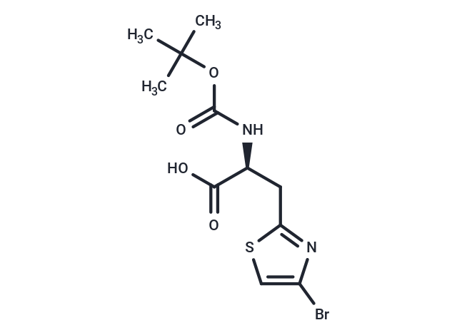 (S)-3-(4-Bromothiazol-2-yl)-2-((tert-butoxycarbonyl)amino)propanoic acid