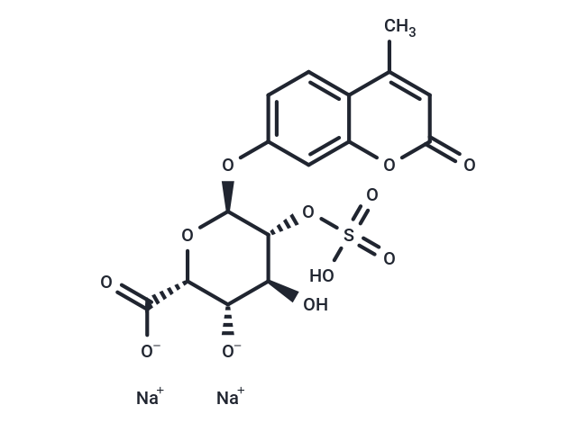 4-Methylumbelliferyl-α-L-iduronide 2-sulfate sodium