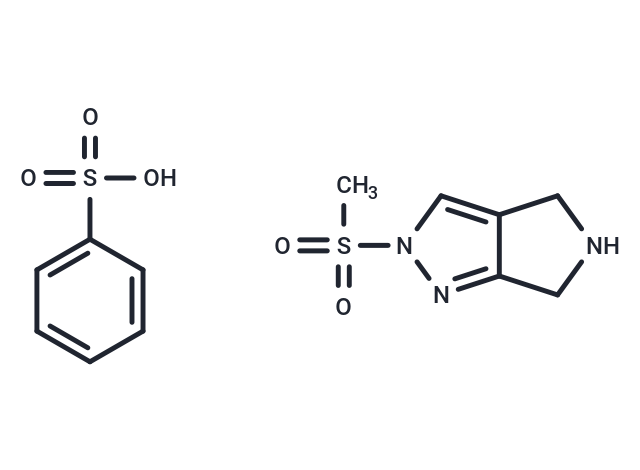 2-(Methylsulfonyl)-2,4,5,6-tetrahydropyrrolo[3,4-c]pyrazole benzenesulfonate