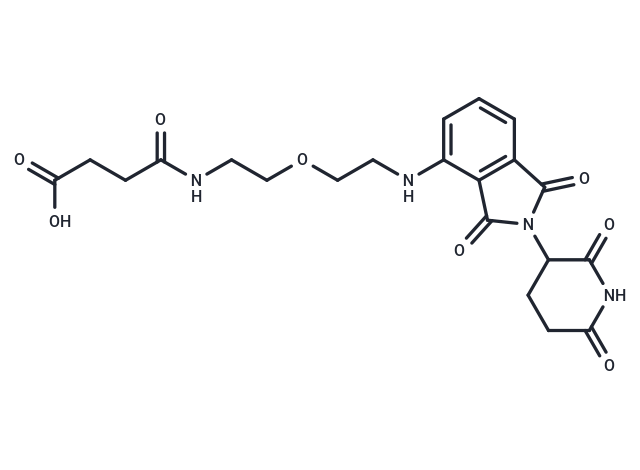 Pomalidomide-C2-PEG-NHCO-C2-COOH