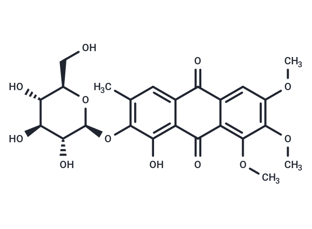 1-Desmethylchrysoobtusin 2-β-D-glucoside