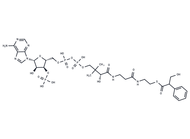 S-[a-(Hydroxymethyl)benzeneacetate]-CoA