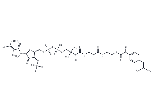 S-[α-Methyl-4-(2-methylpropyl)benzeneacetate]-CoA