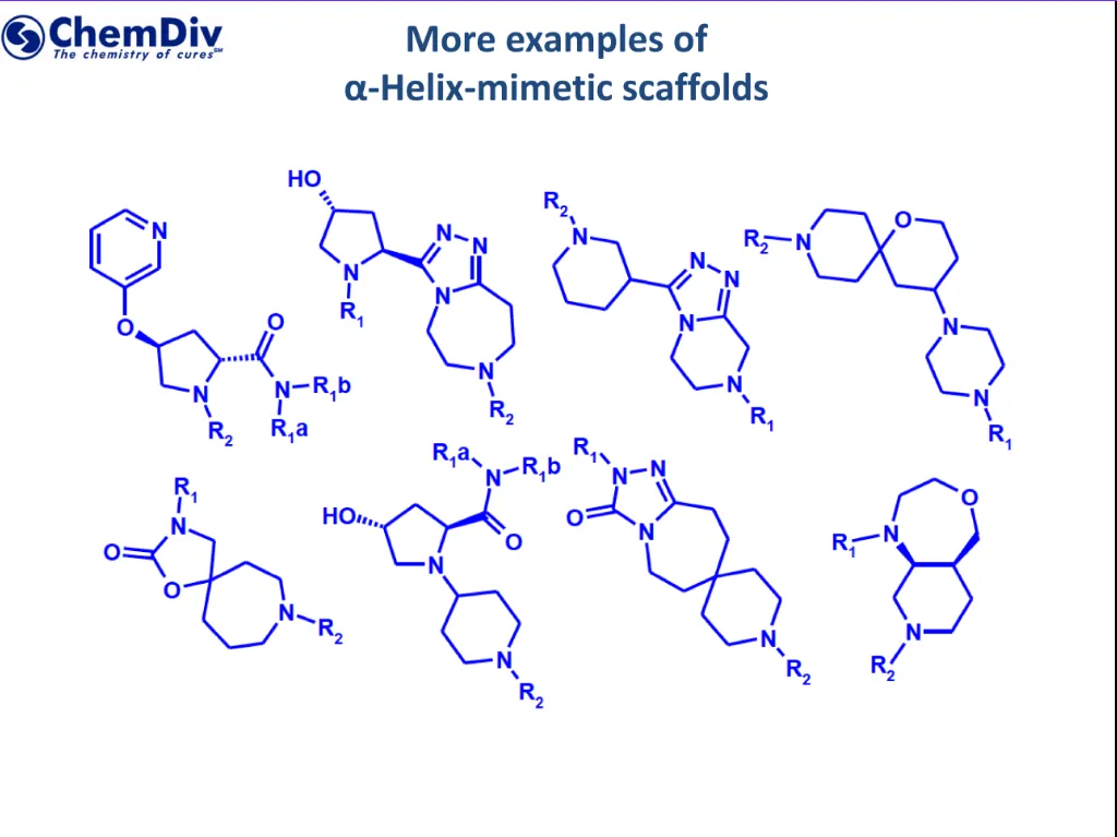  Alpha-Helix Mimetics Library