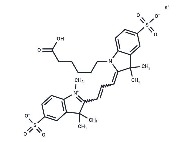 Sulfo-Cy3(Me)COOH potassium