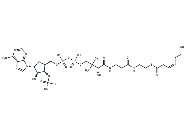 cis-6-Hydroxyhex-3-enoyl-CoA