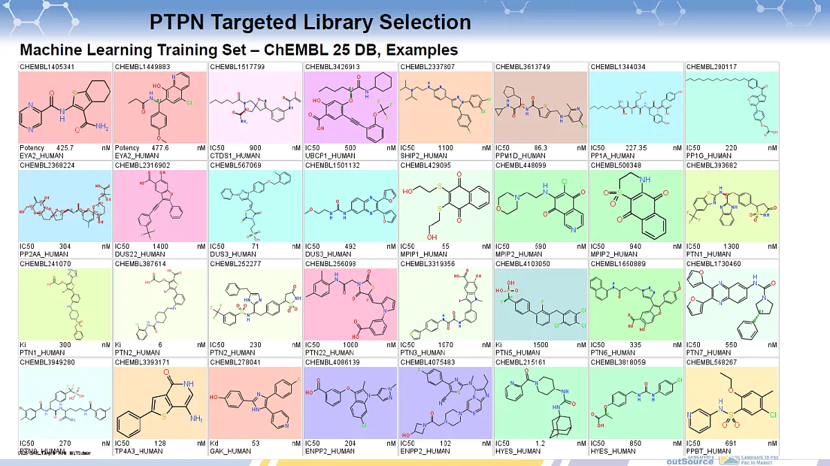  Protein Tyrosine Phosphatase Non-receptor Type (PTPN) Targeted Library