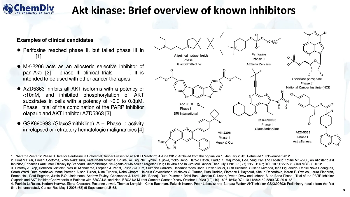  Akt-Targeted Library