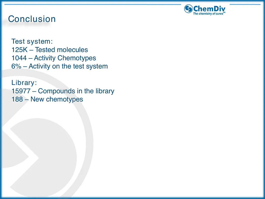  Antibacterial compounds library