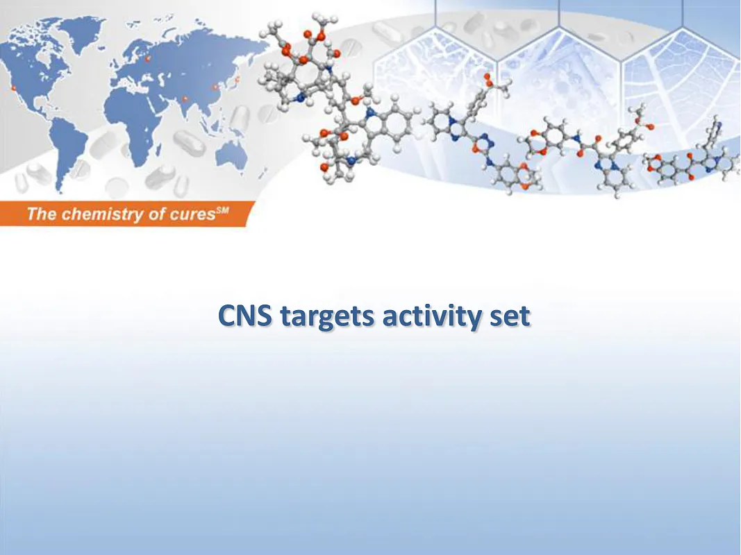  CNS targets activity set