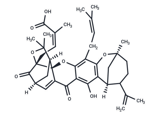 Epigambogellic acid