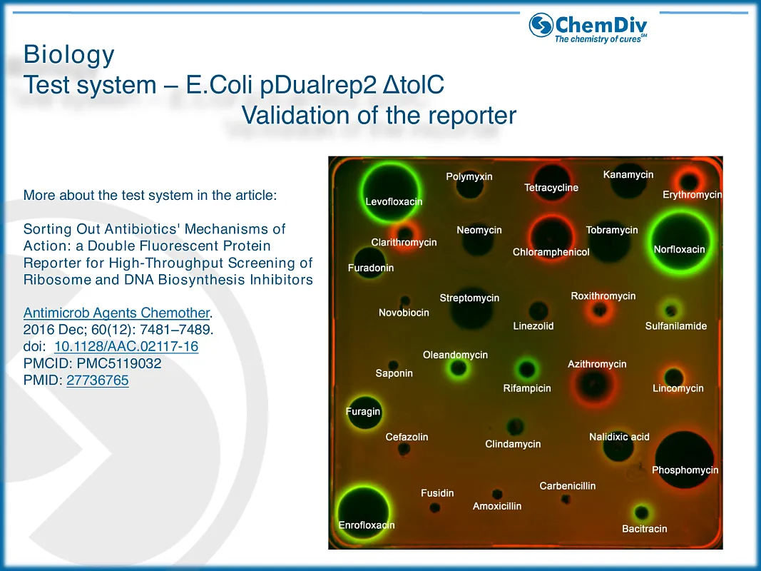  Antibacterial compounds library