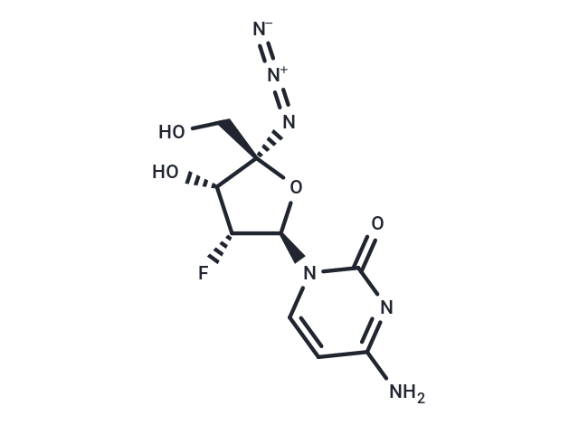 4'-C-azido-2'-deoxy-2'-fluorocytidine