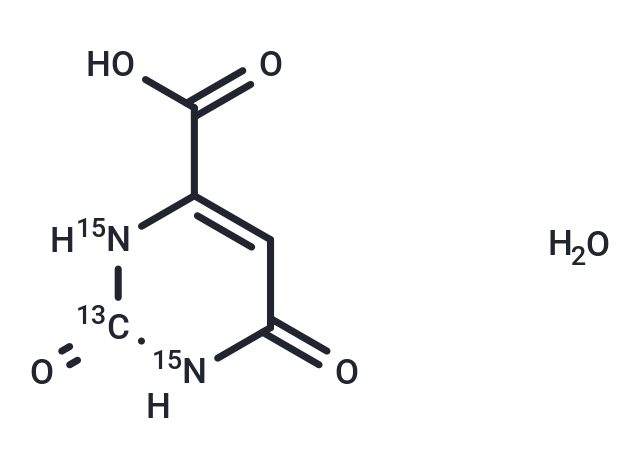 Orotic acid-13C,15N2 monohydrate