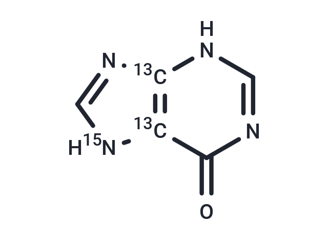 Hypoxanthine-13C2,15N