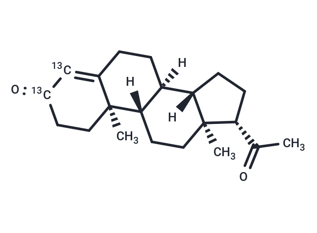 Progesterone-13C2