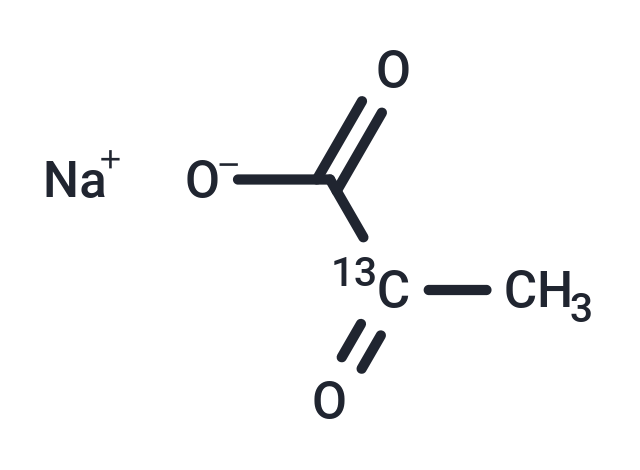Pyruvic acid-13C sodium