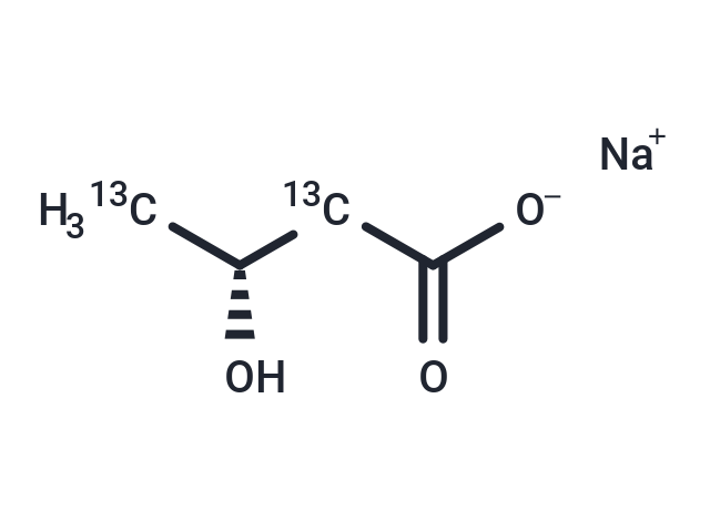 (R)-3-Hydroxybutanoic acid-13C2 sodium