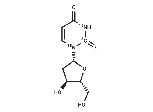 2'-Deoxyuridine-13C,15N2