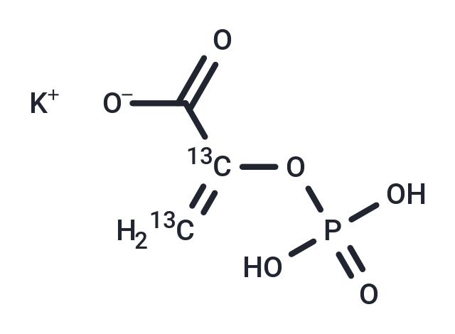 Phosphoenolpyruvic acid (potassium)-13C2
