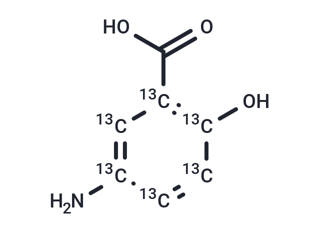 5-Aminosalicylic acid-13C6