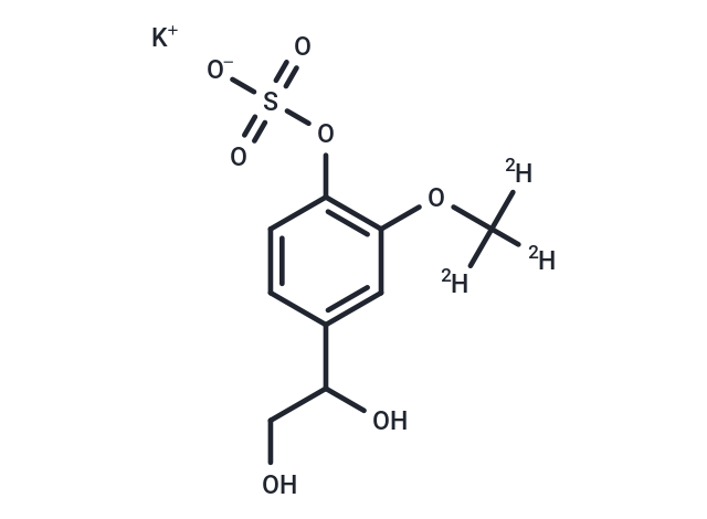 3-Methoxy-4-Hydroxyphenylglycol sulfate-d3 potassium