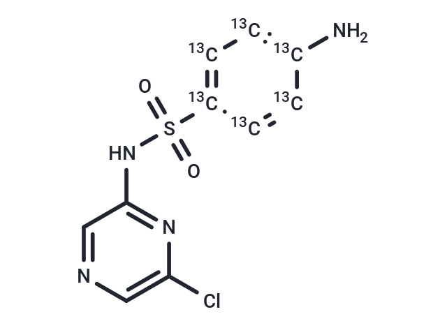 Sulfachloropyrazine-13C6 (Standard)