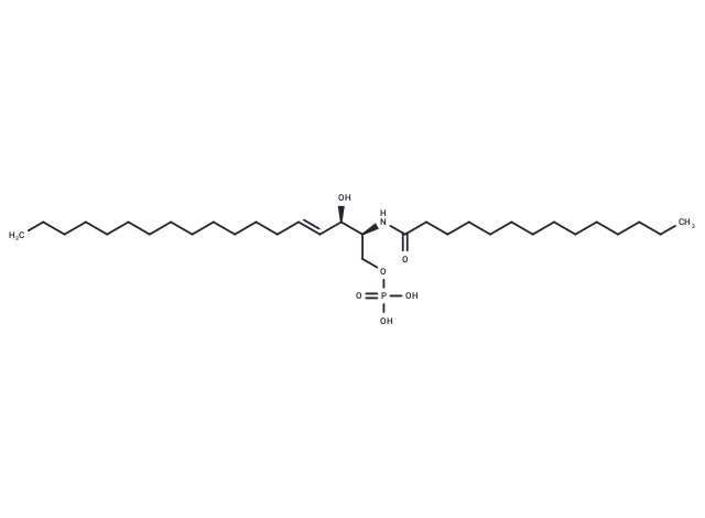 CerP(d18:1/14:1)(9Z)/N-(tetradecanoyl)-sphing-4-enine-1-phosphate (Standard)