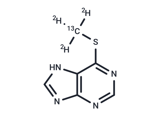 6-Methylmercaptopurine-[13C,d3] (Standard)