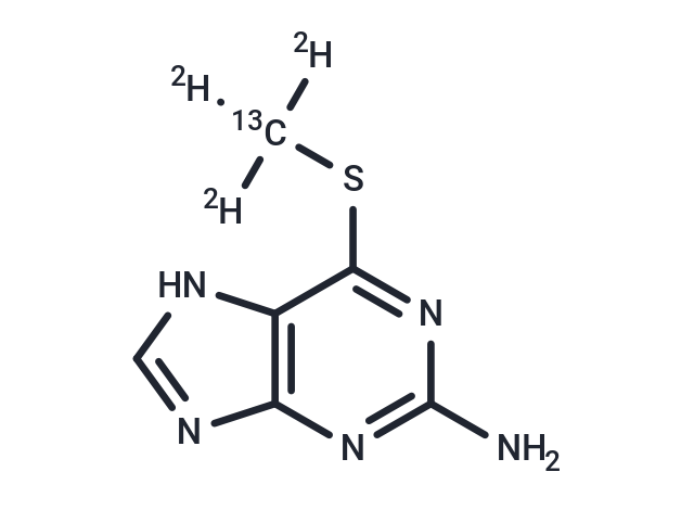 6-Methylthioguanine-[13C,d3] (Standard)