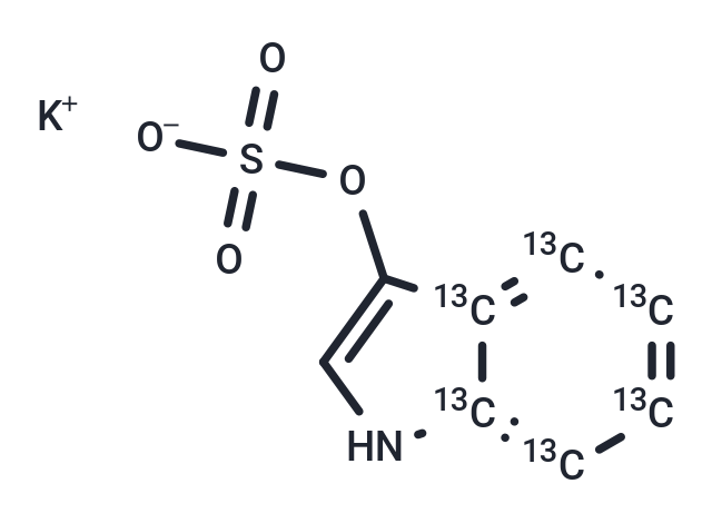 Indoxyl Sulfate-[13C6] Potassium Salt (Standard)